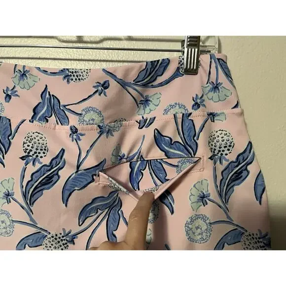 Lilly Pulitzer Luxletic Skort Womens Sz 4 Pink Tropics Monica Golf Floral Skirt - Picture 4 of 11